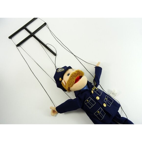 Police Policeman String Puppet Marionette I.M. Goodman Sunny Toys 2002 - Picture 4 of 11